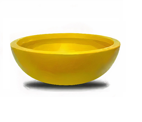 Vaso Bacia Safira 17 Amarelo