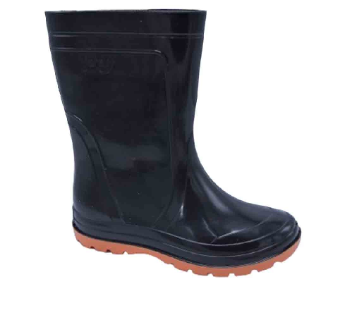 Bota Borracha Preto/Laran C.Medio N34/35