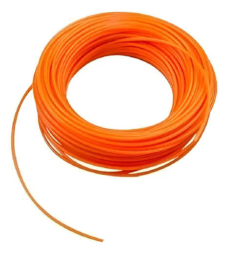 Fio De Nylon Grama 2,7MM Laranja Quadrado