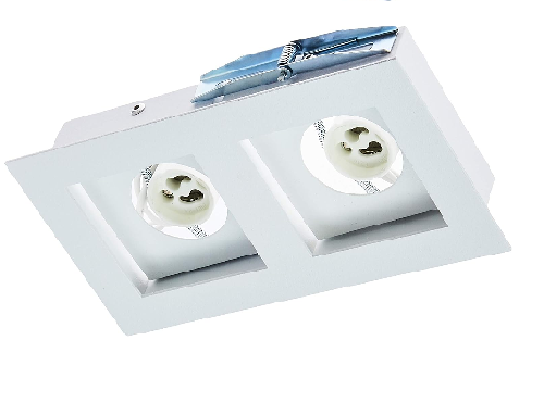 Spot Emb. Flat 02 Dicr 50W 5016/2 BR.