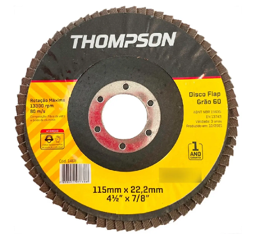 Disco De Lixa Flap  4.1/2 60 Thompson