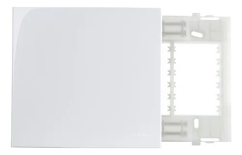 Placa 4x4 Cega Sleek Branco Margirius