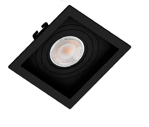 Spot Embutido Grid QD 11X11 1PAR20 Preto