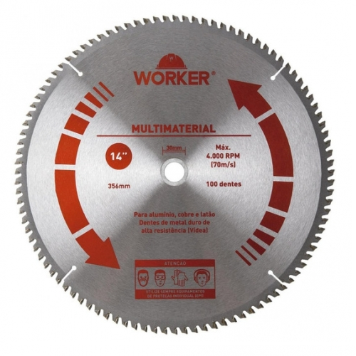 Disco Circular 14"100DTS 30MM Worker