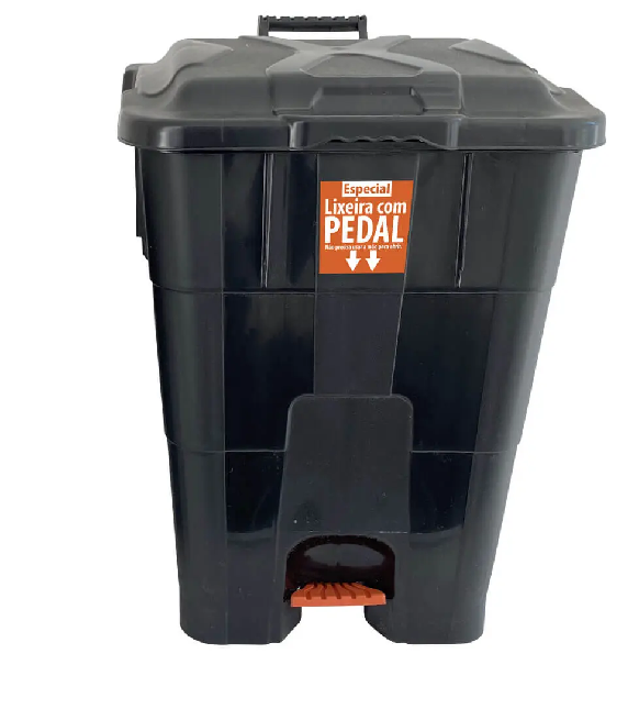 Lixeira Com Pedal Sort.Antares 60 Lt
