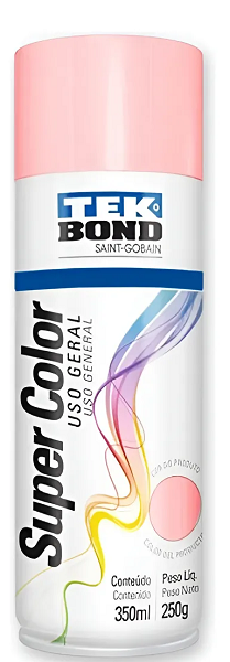 Tinta Spray Tek Bond Rosa Uso Geral 350ml