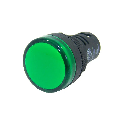 Sinaleiro 22MM 220V Led Verde  L20R2GP