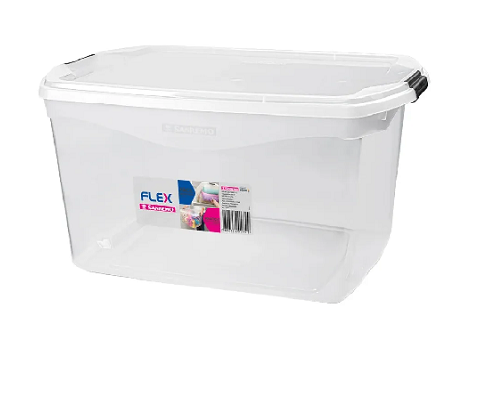 Caixa Organizadora 68L C/TP Trans.Sanremo