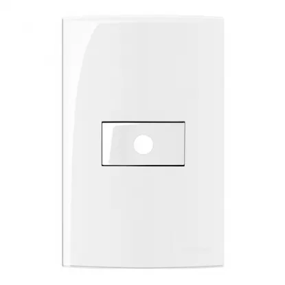 Placa 4x2 C/ Furo Branca Margirius
