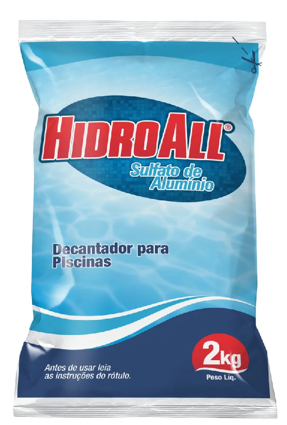 Piscina Sulfato Alumínio Hidroall 2KG