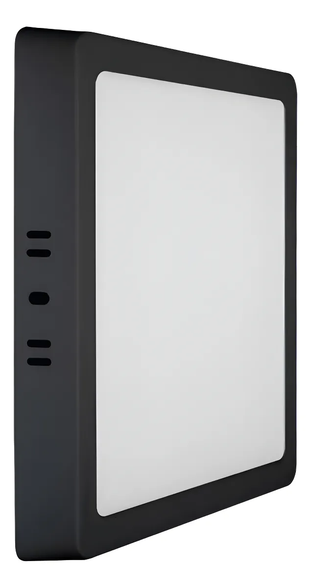 Painel Led Sob 18W Quadrado Preto 6500k Blumenau