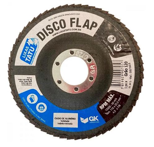 Disco Lixa Flap  4.1/2 120 Tatu