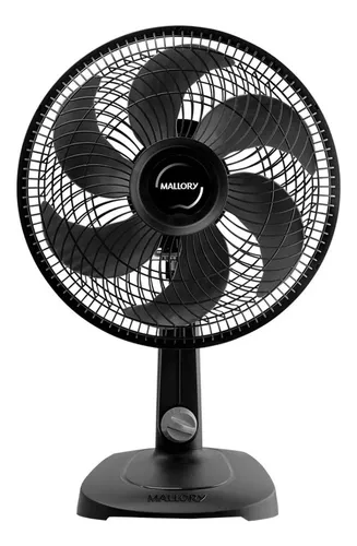 Ventilador De Mesa Mallory Turbo Compacto 30cm 6 P 127v