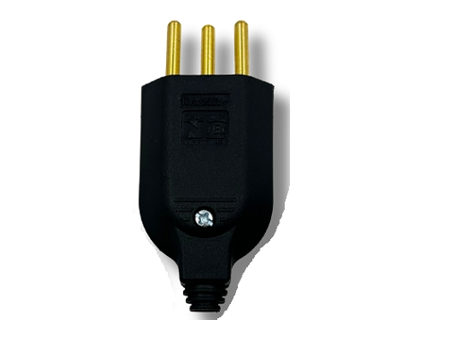 Plug Macho 180 2P+T 20A Preto Voltin