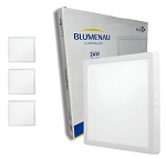 Painel Led Sob 2W Quadrado Branco 6500K  Blumenau