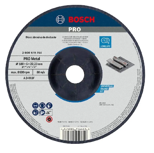 Disco Desbaste 7" Metal Bosch