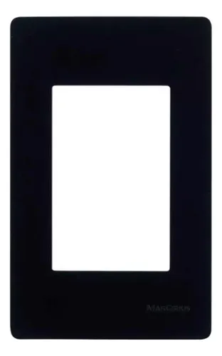PLACA 4X2 3 MOD EBONY CLEAN MARGIRIUS
