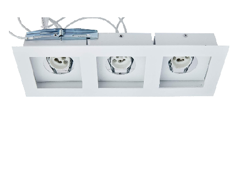Spot Emb. Flat 03 DICR  50W 5016/3 BR.