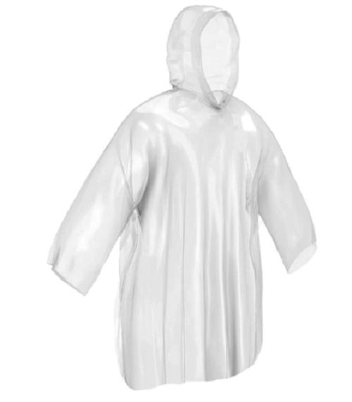 Capa Chuva C/Mang.Lamin.Descartavel.1,20