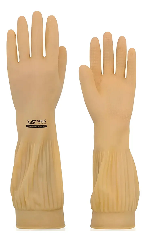 Luva Seg Super Latex Ranhadura T8  S.SAF