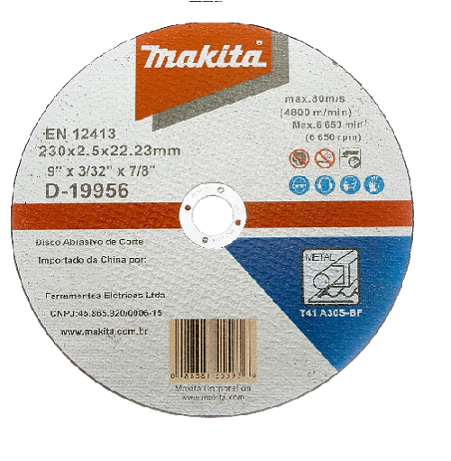 Disco Corte 9X2,3Met.Makita