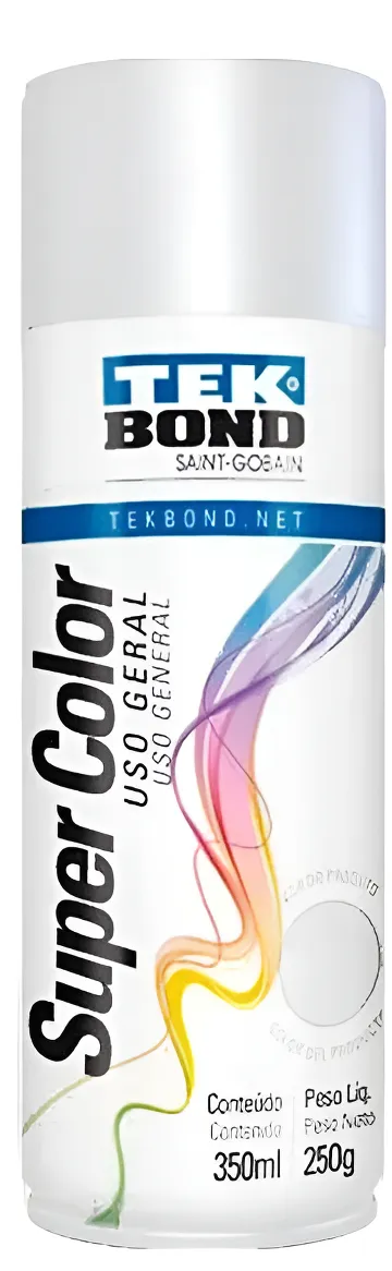 Spray Branco Fosco 350 Ml Uso Geral TekBond