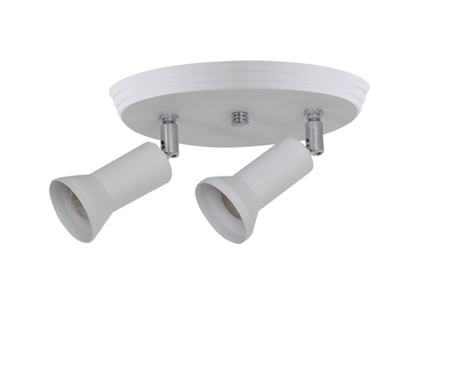 Spot 2 Lamp GU10 Canopla Redon Branco