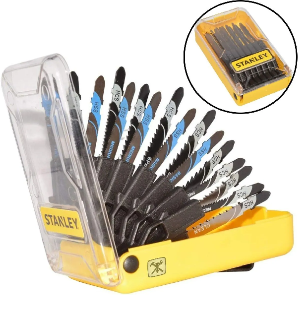 Jogo De Laminas P/ Serra Tico Tico 16 Peças Stanley